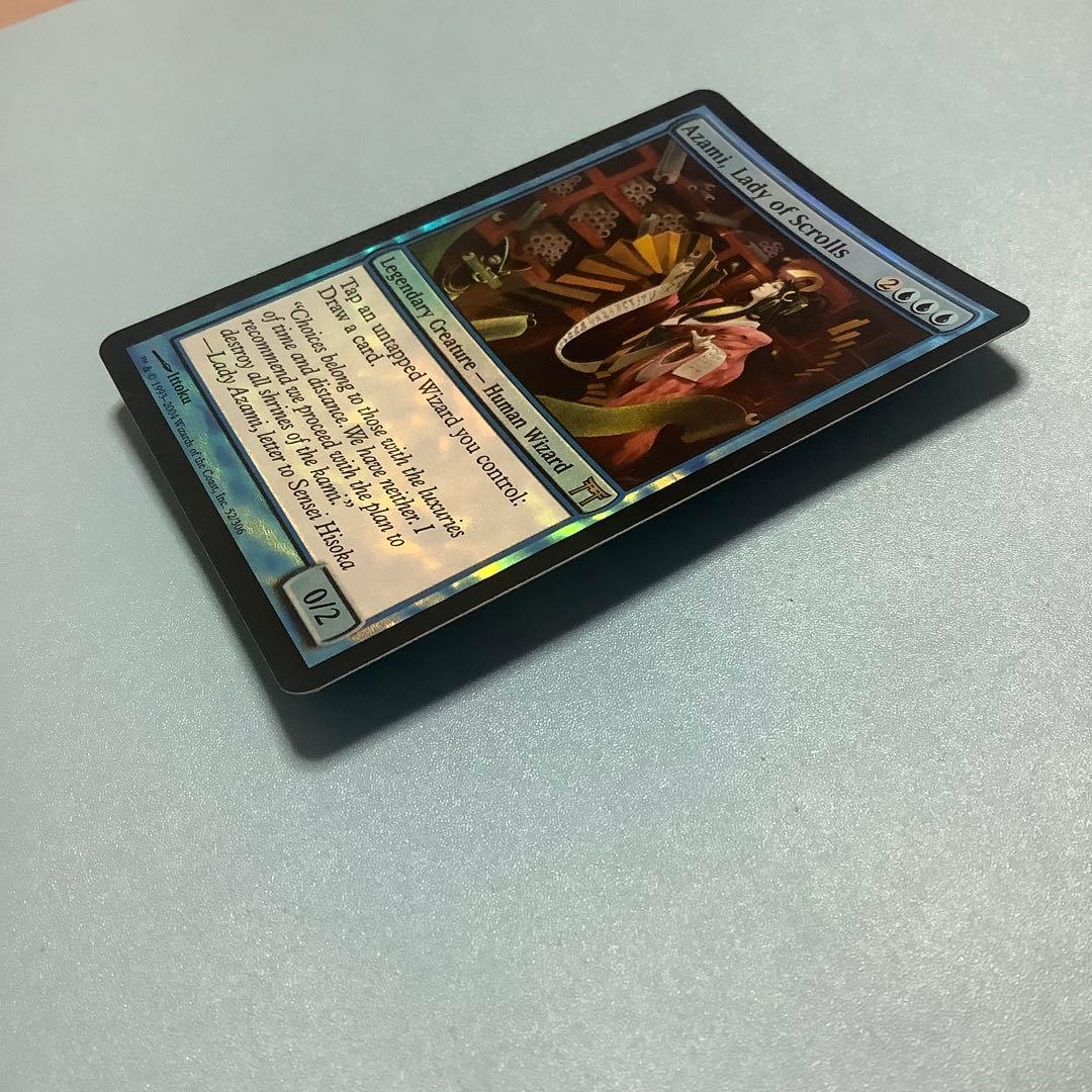 巻物の君、あざみ　 CHK英語foil