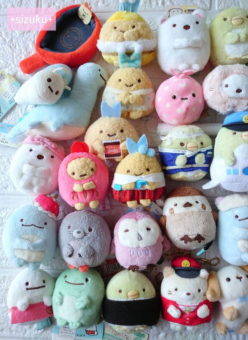 【新品〜美品・40体】すみっコぐらし てのりぬいぐるみ まとめ売り