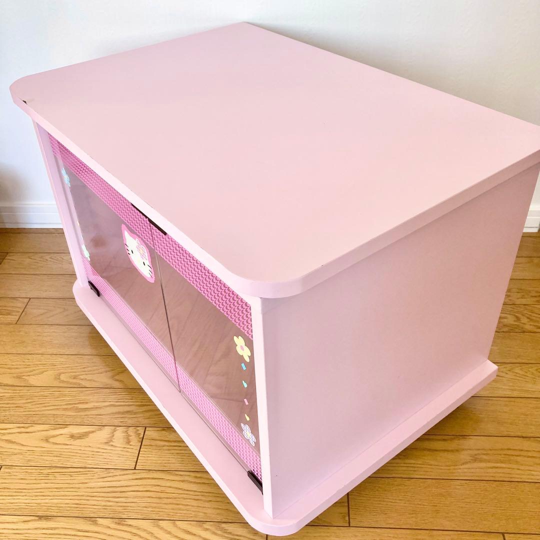♥️超希少！レトロ HELLO KITTY テレビ台 カオハナ 1998年 当時物