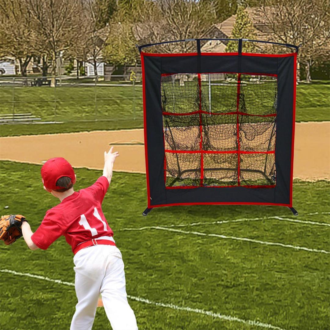 野球ネット集球ネット付き　折りたたみ式　ストライクアウト