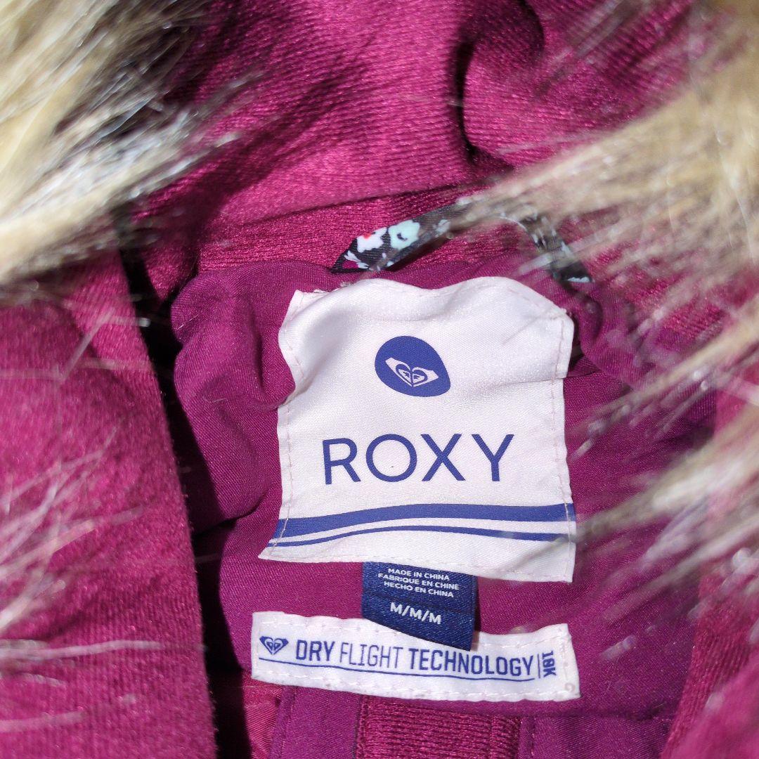 ROXY　スノボウェア　上下セット　Ｍ　小花柄　ブラック　ミントグリーン