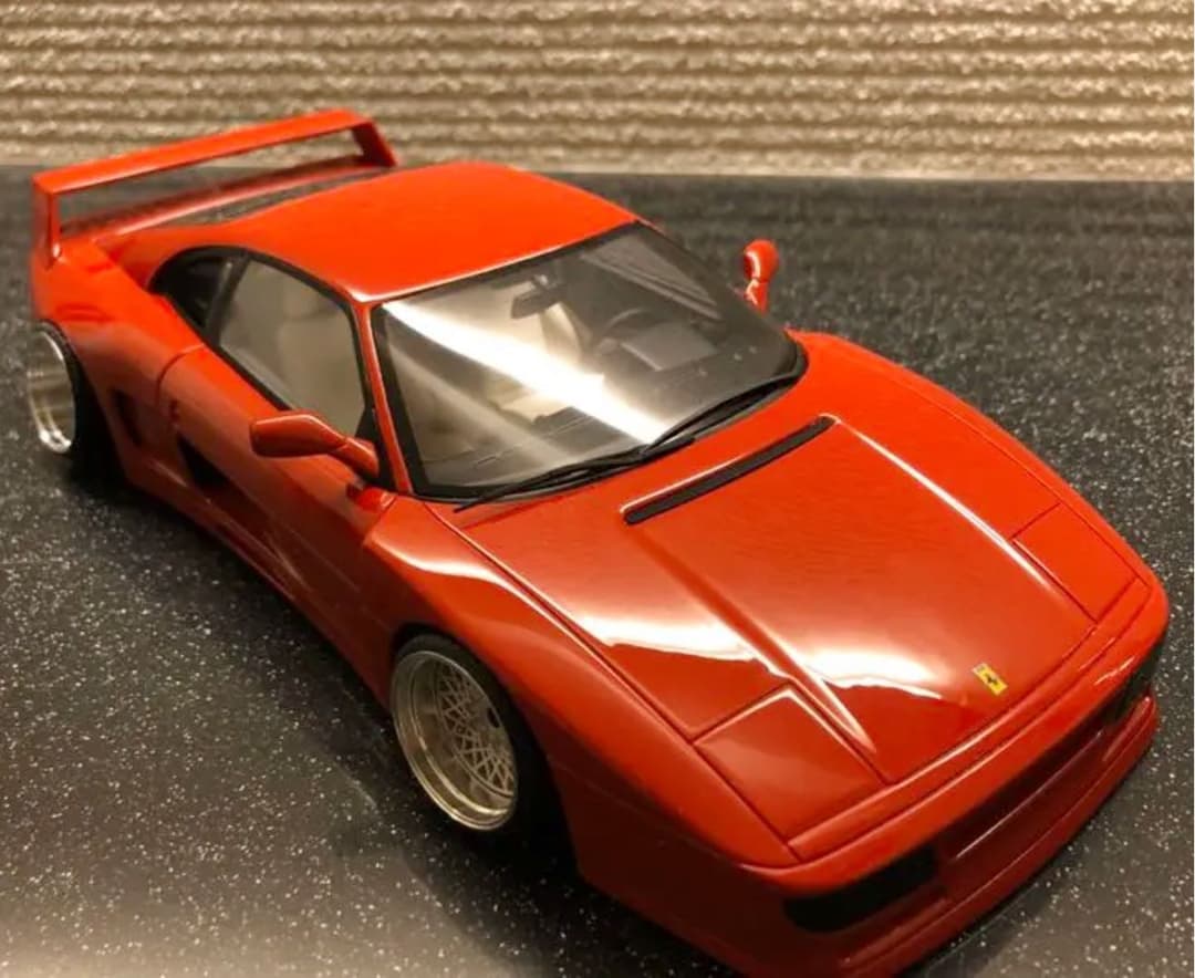 1/18 ケーニッヒ　フェラーリF48 アルミ削り出し深リムホイールカスタム