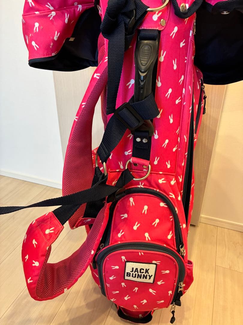 JACK BUNNY ピンク ゴルフバッグ