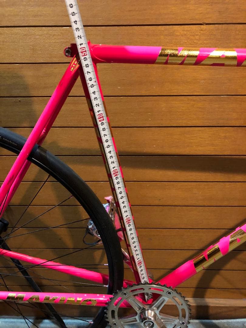 MAKINO ピスト クロモリ フレームセット 競輪 njs マキノ