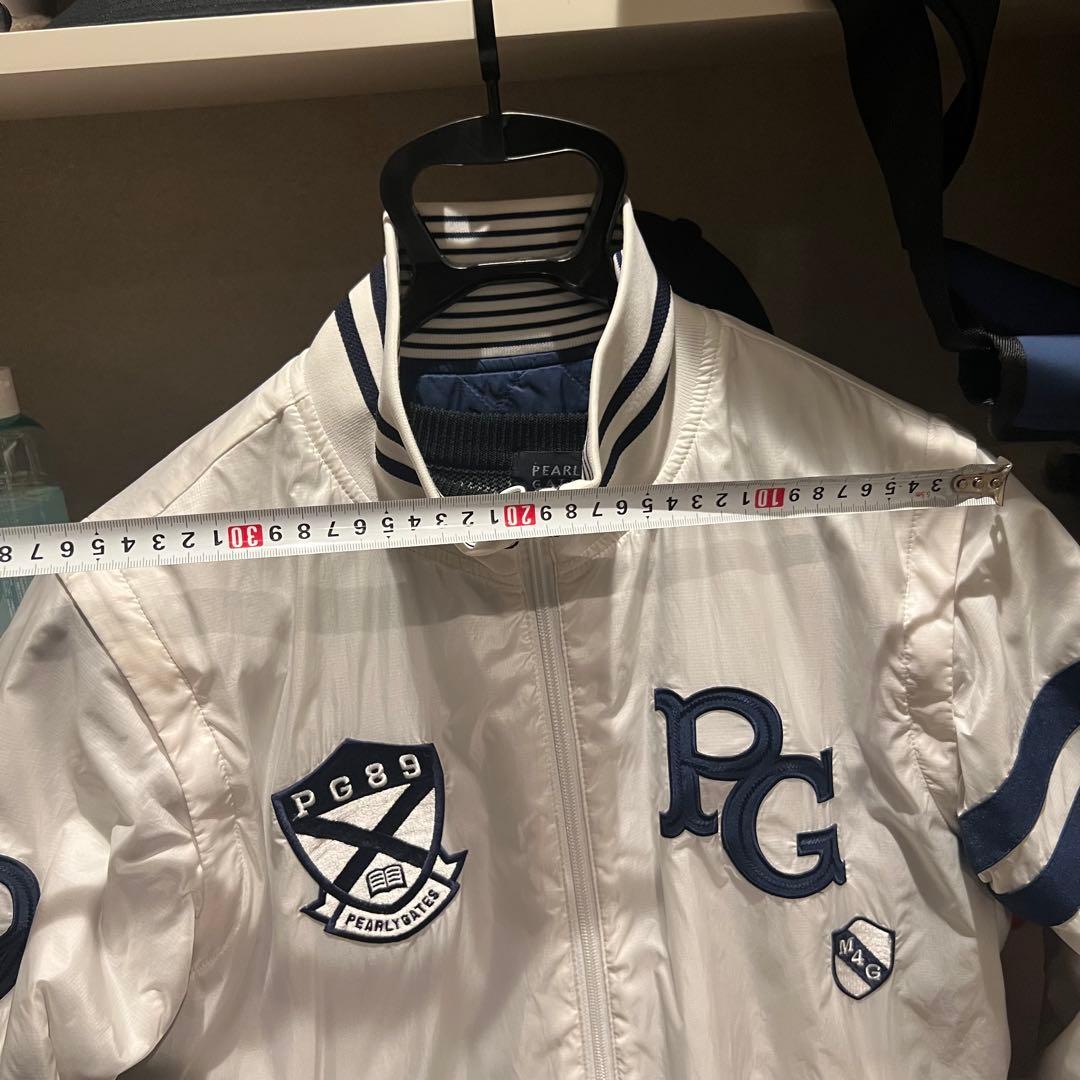 PEARLY GATES ジャケット ホワイト ネイビー