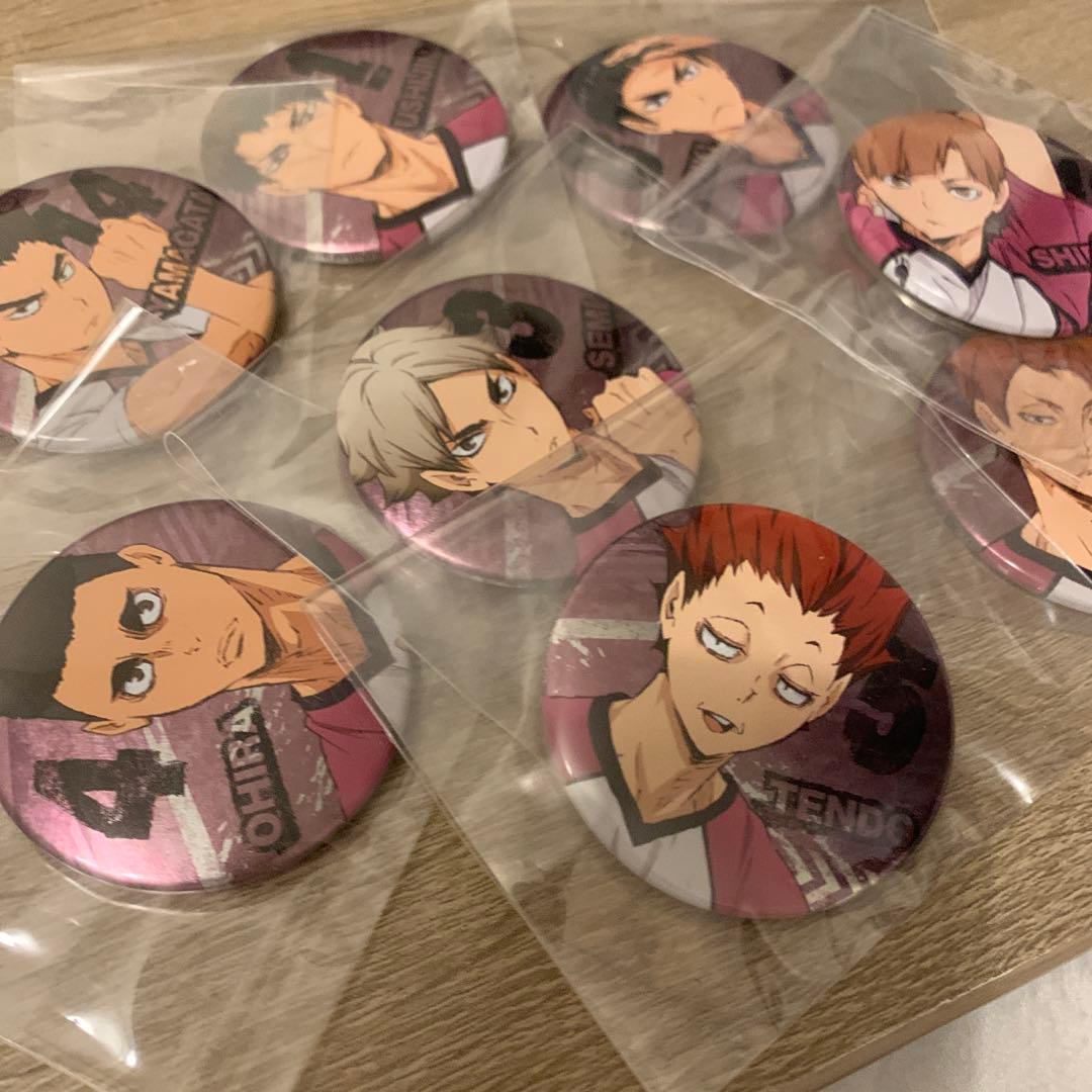 【ハイキュー】白鳥沢×8 全員集合　缶バッジコレクションlllシーズン　vs烏野