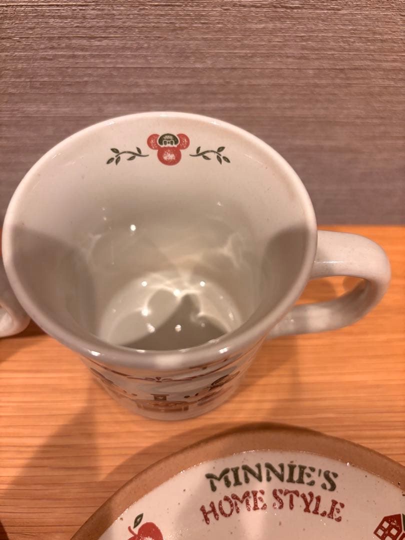 希少　レア　ディズニー　シー　ミニー　ホームスタイル　オープン　食器　コップ　皿