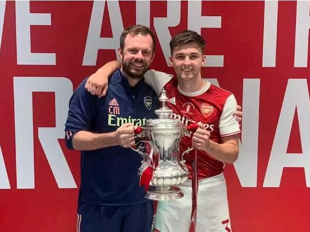 【送料無料】 アーセナル　キーラン・ティアニー 2020 FA cup (M)