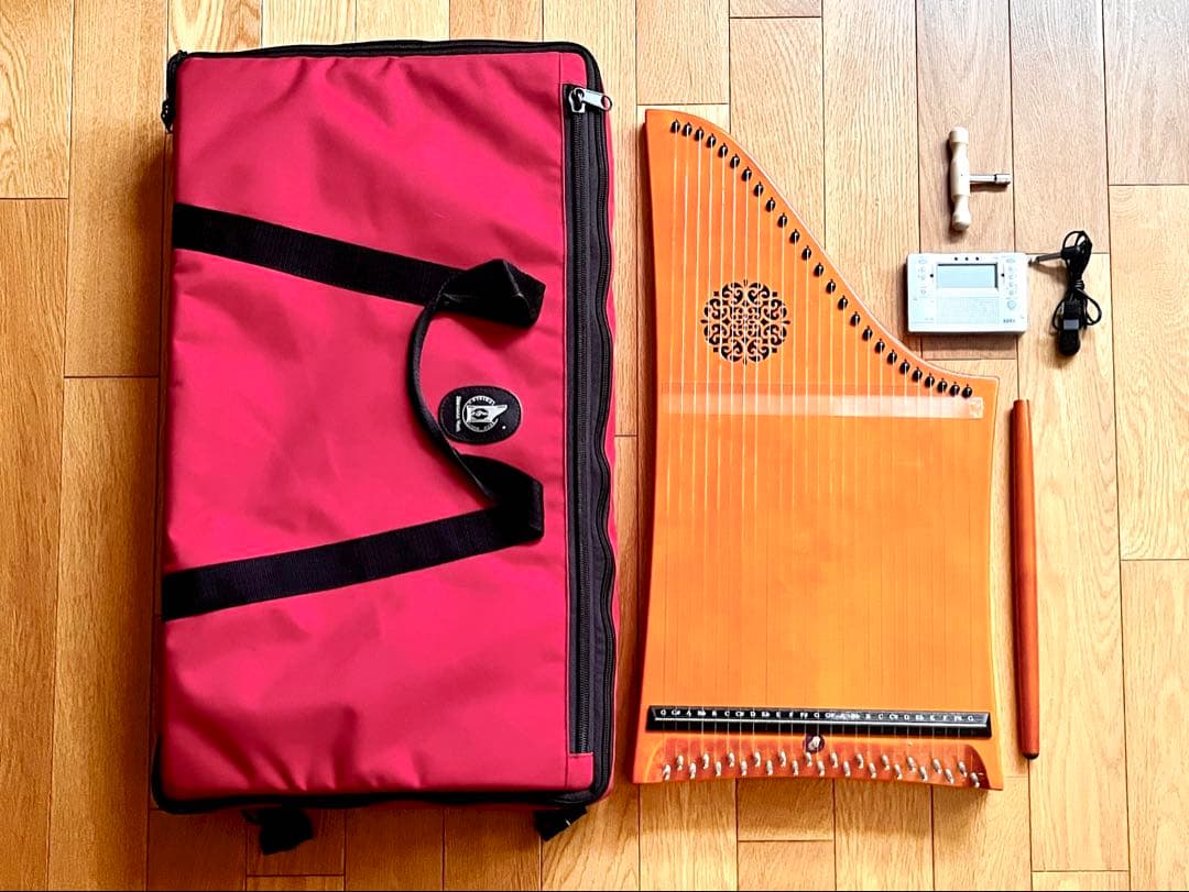 ヘルマンハープ　ケース付き　チューナー付き　ドイツ製