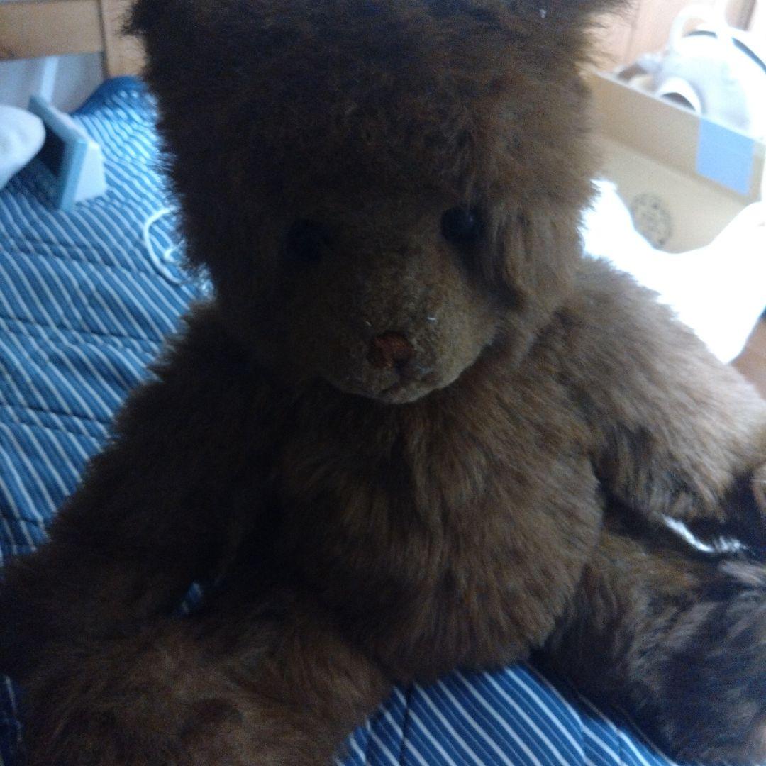 茶色いぬいぐるみ 約60cm