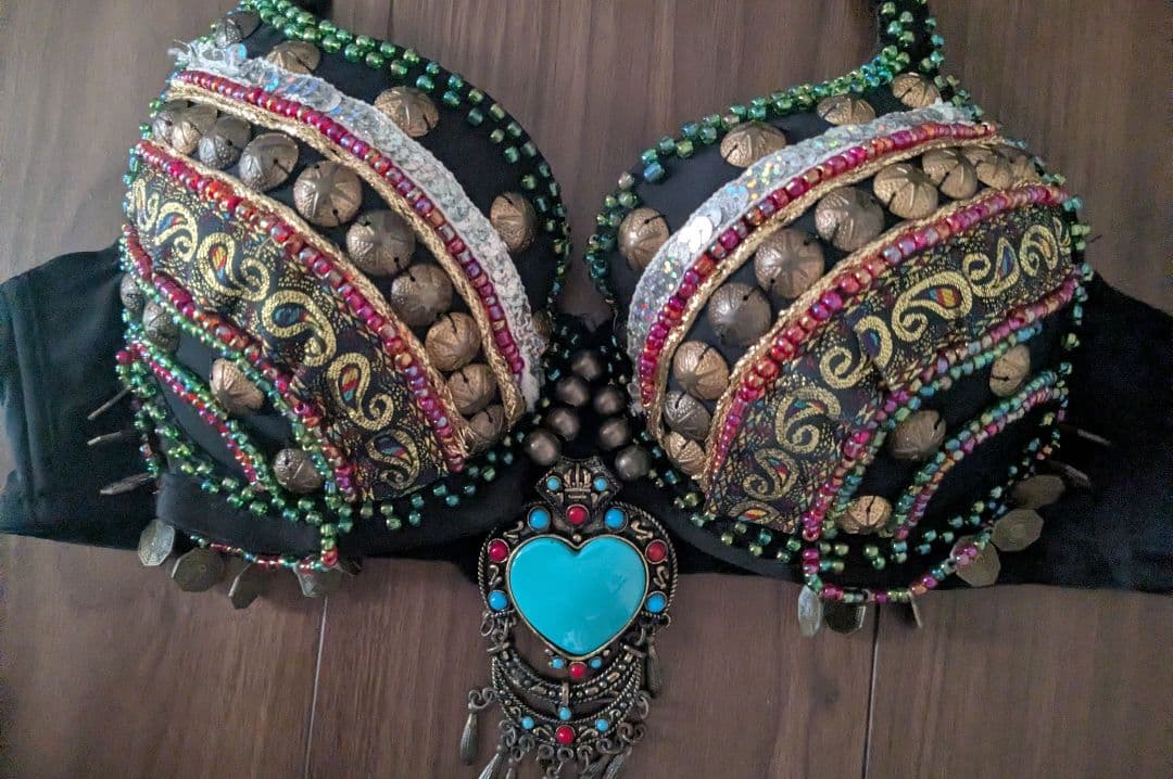 ベリーダンス トライバル衣装 ブラベルトセット