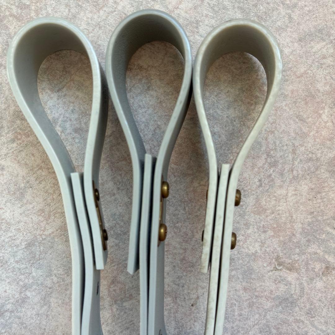 バス車両部品 吊り革 丸型 クリーム ブラウン グレー 希少 非売品