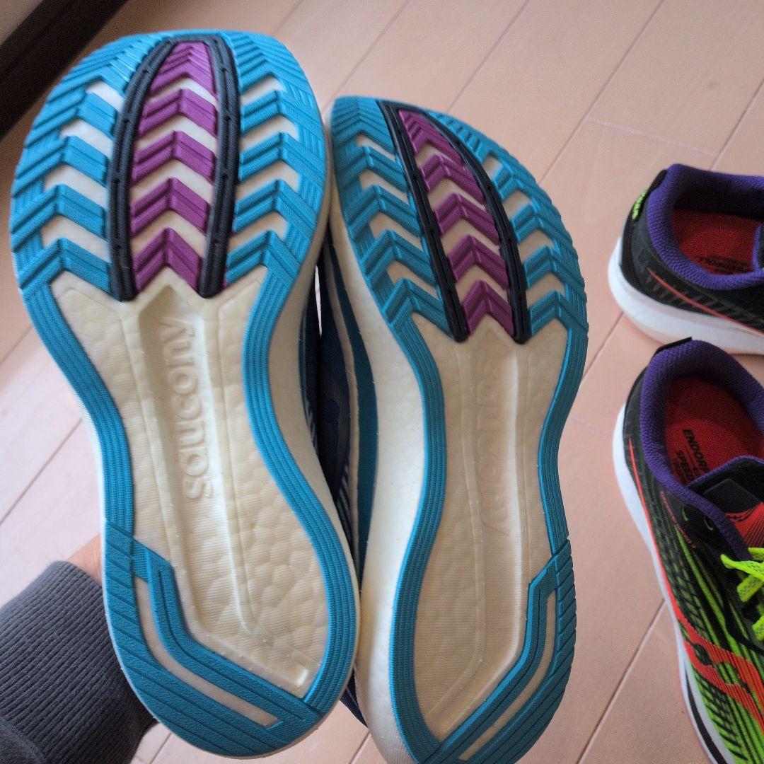 サッカニー　エンドルフィンプロ2 スピード2 2足セット 25 新品