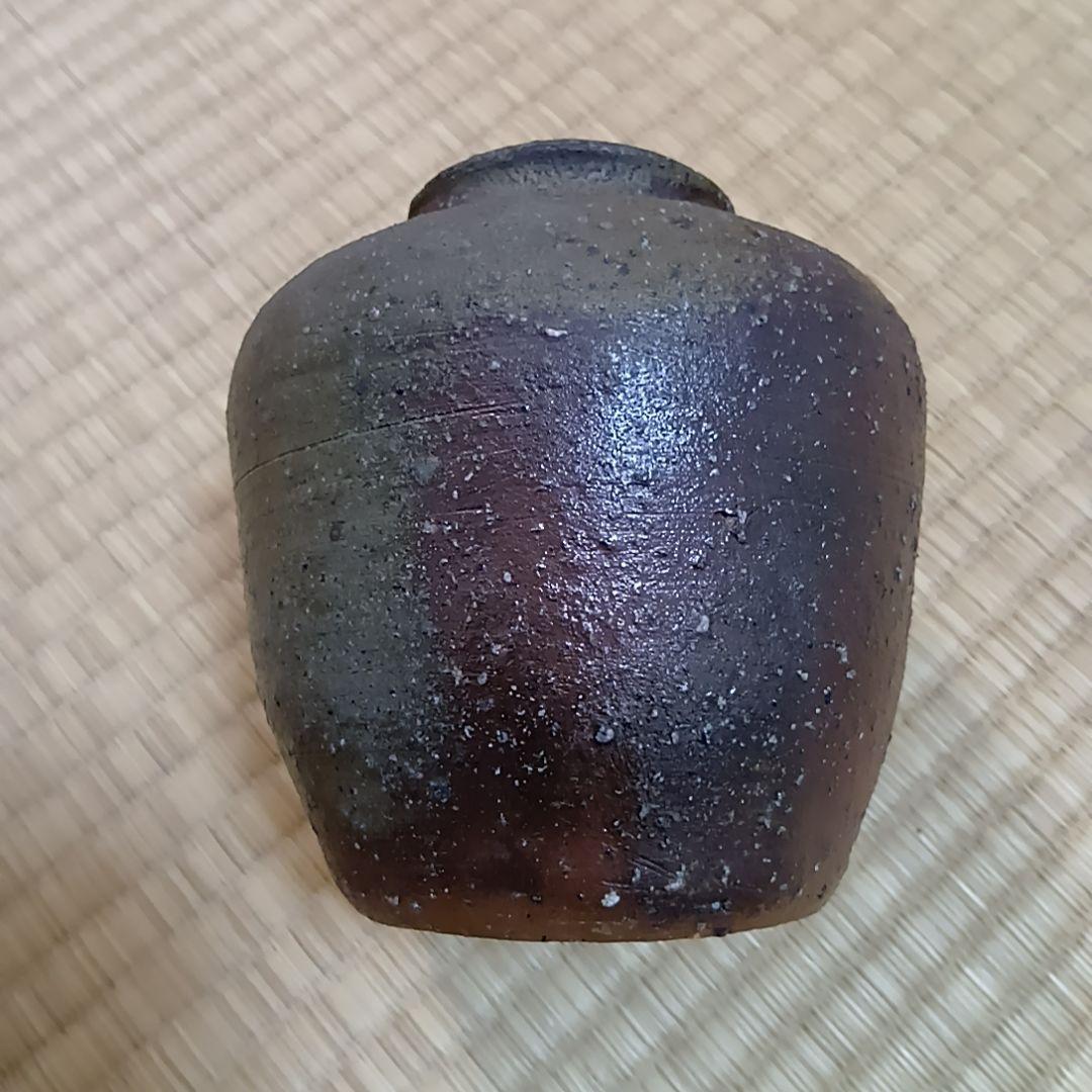 骨董品　茶道具　備前焼茶入　備前焼　肩衝茶入　美品　茶入　工芸品