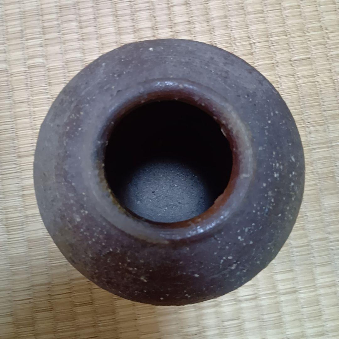 骨董品　茶道具　備前焼茶入　備前焼　肩衝茶入　美品　茶入　工芸品