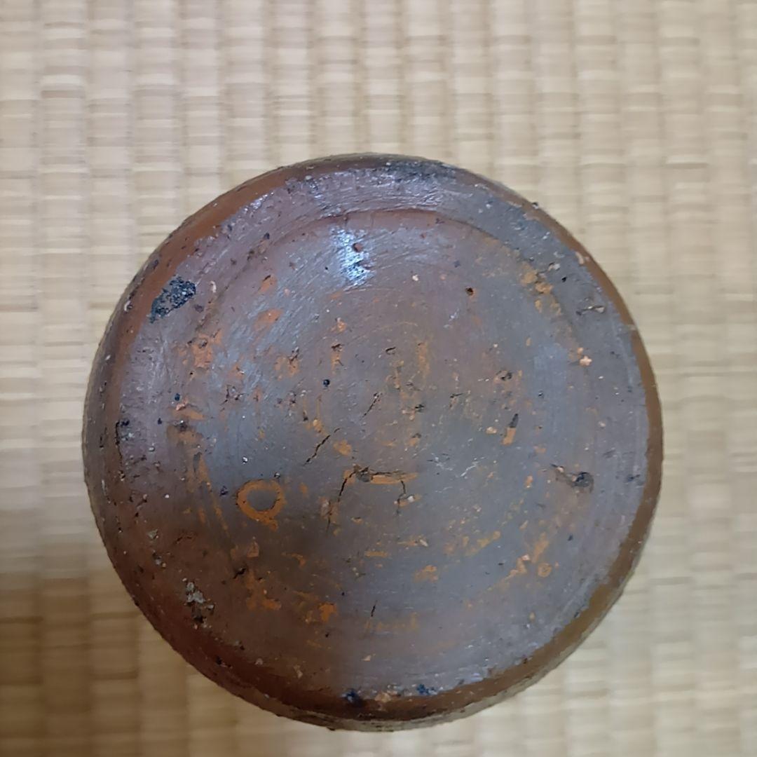 骨董品　茶道具　備前焼茶入　備前焼　肩衝茶入　美品　茶入　工芸品