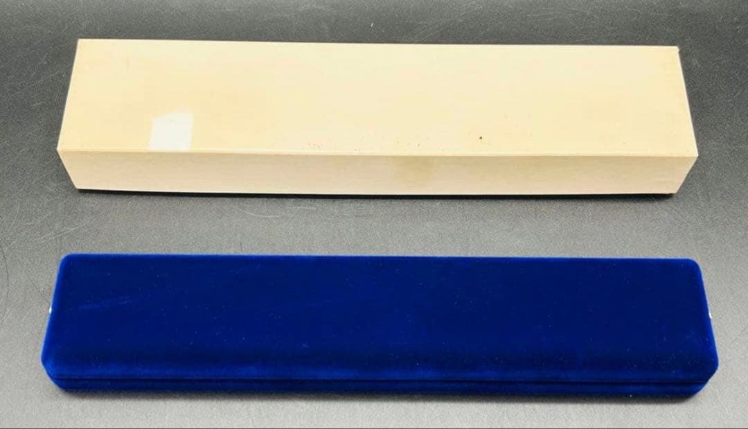 【未使用品】ガラスペン 佐藤勇 作 ブルー 作家もの　希少品　レア　箱付き