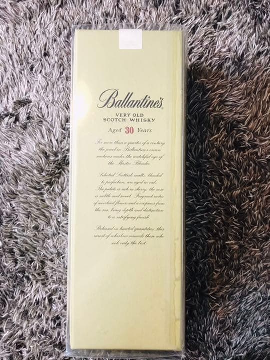 【新品未開封】レア古酒/バランタイン30年