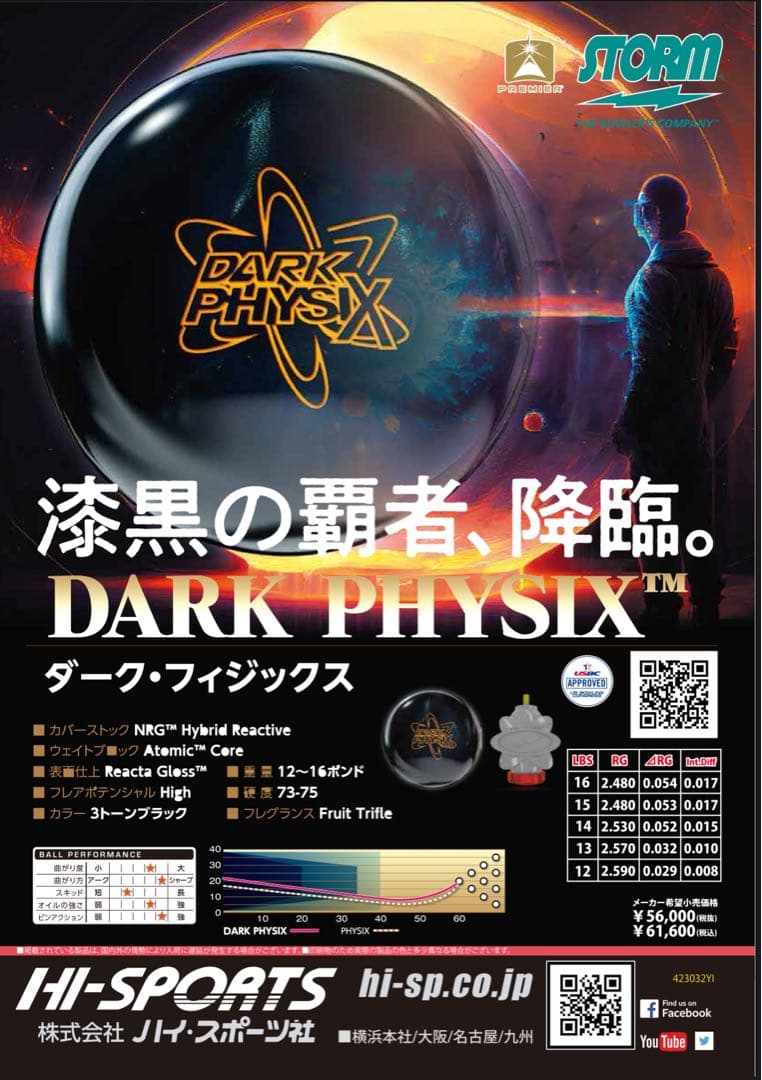 ★値下★プラグ済★15ポンド試投のみ★ダークフィジック★