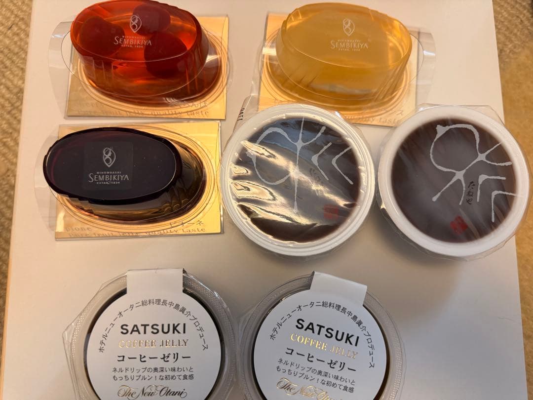 お菓子　５箱セット　リンドール　ゼリー　お煎餅