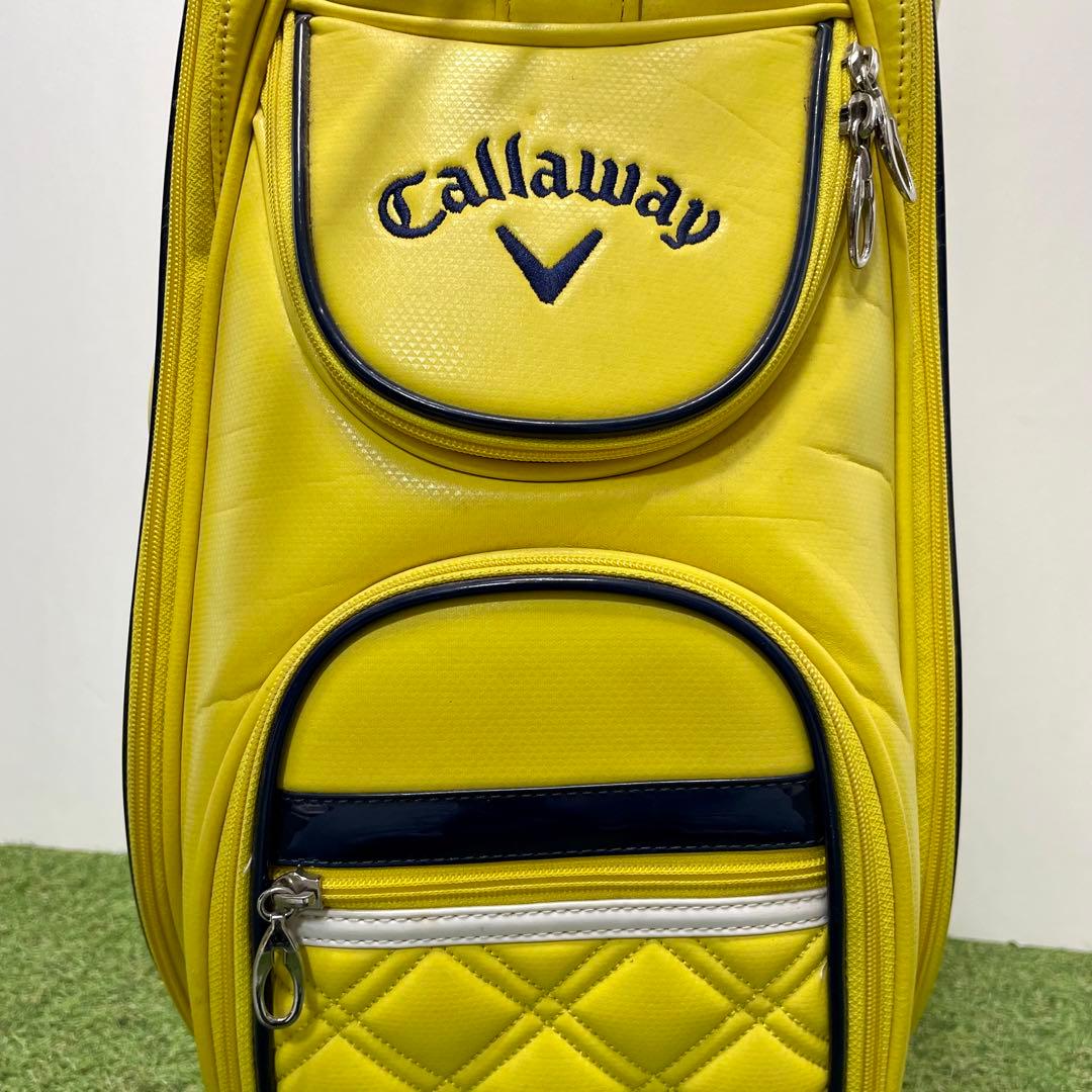 Callaway キャディバッグ 黄色 レディース コンパクトモデル ゴルフ