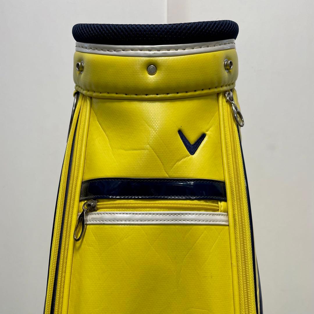 Callaway キャディバッグ 黄色 レディース コンパクトモデル ゴルフ