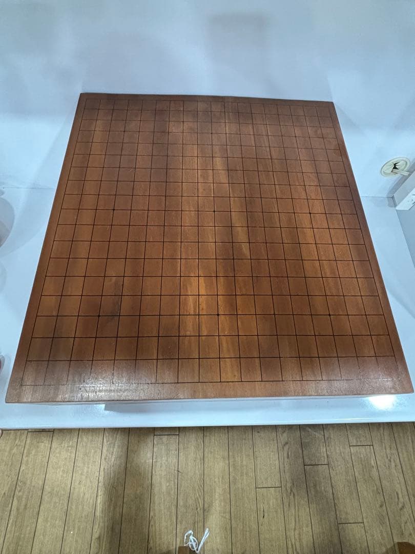 T63 木製囲碁盤と石セット 蛤 へそあり