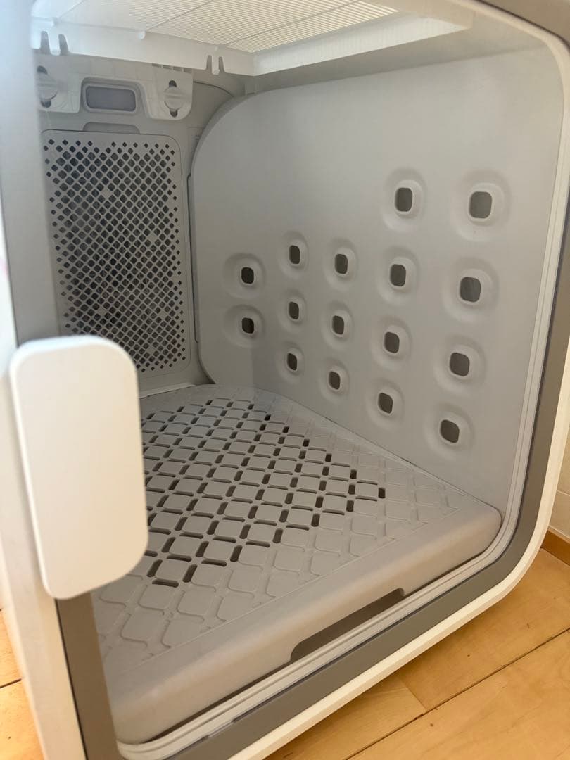 美品　Nello 純正ホワイト ペット用ドライヤー デジタル表示