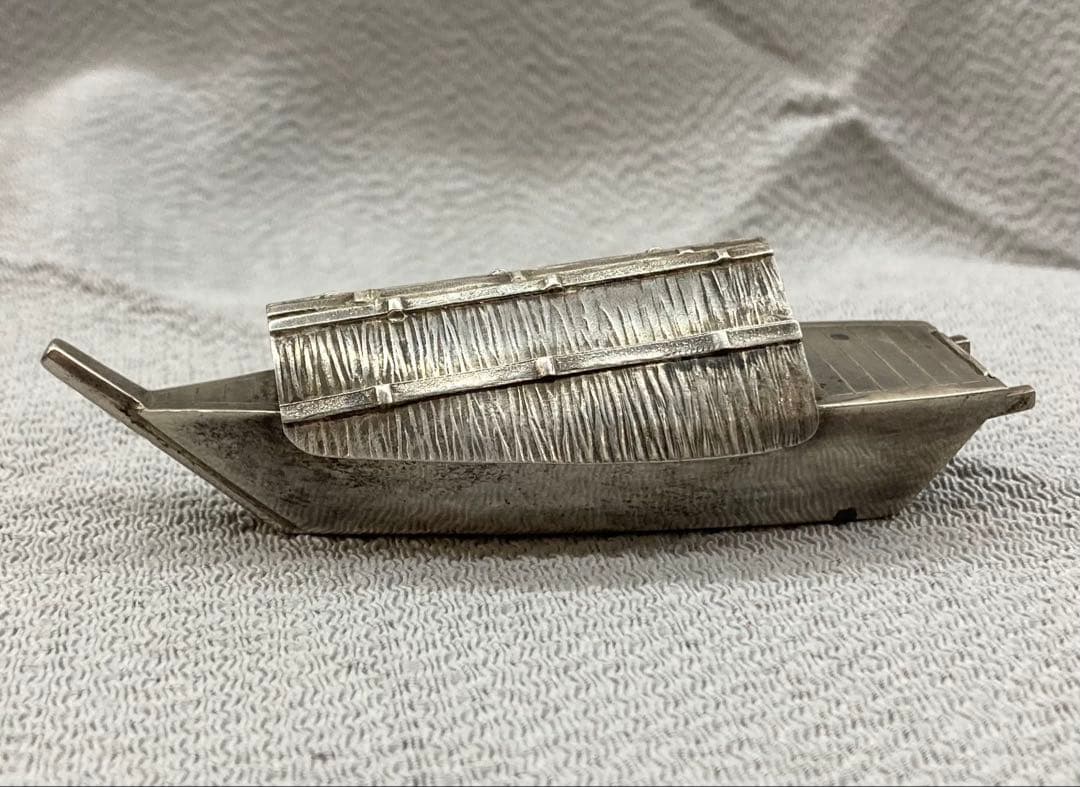 B357s 船形塩入れ　ソルトシェイカー　STERLING950 銀　調味料