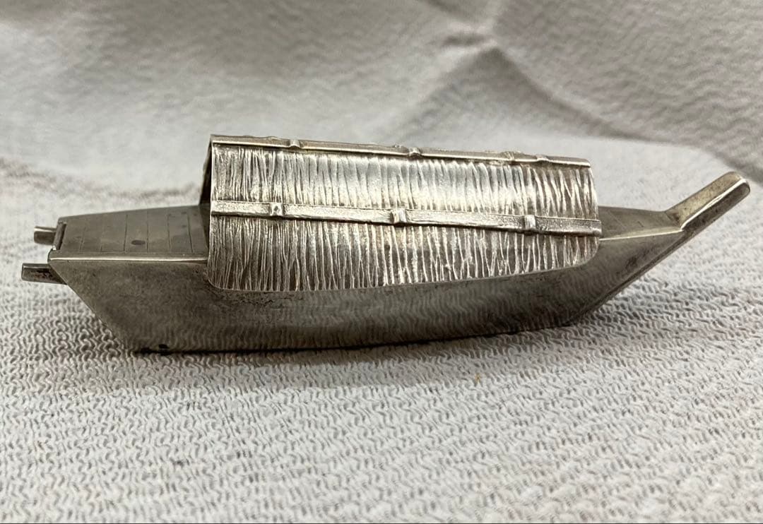 B357s 船形塩入れ　ソルトシェイカー　STERLING950 銀　調味料