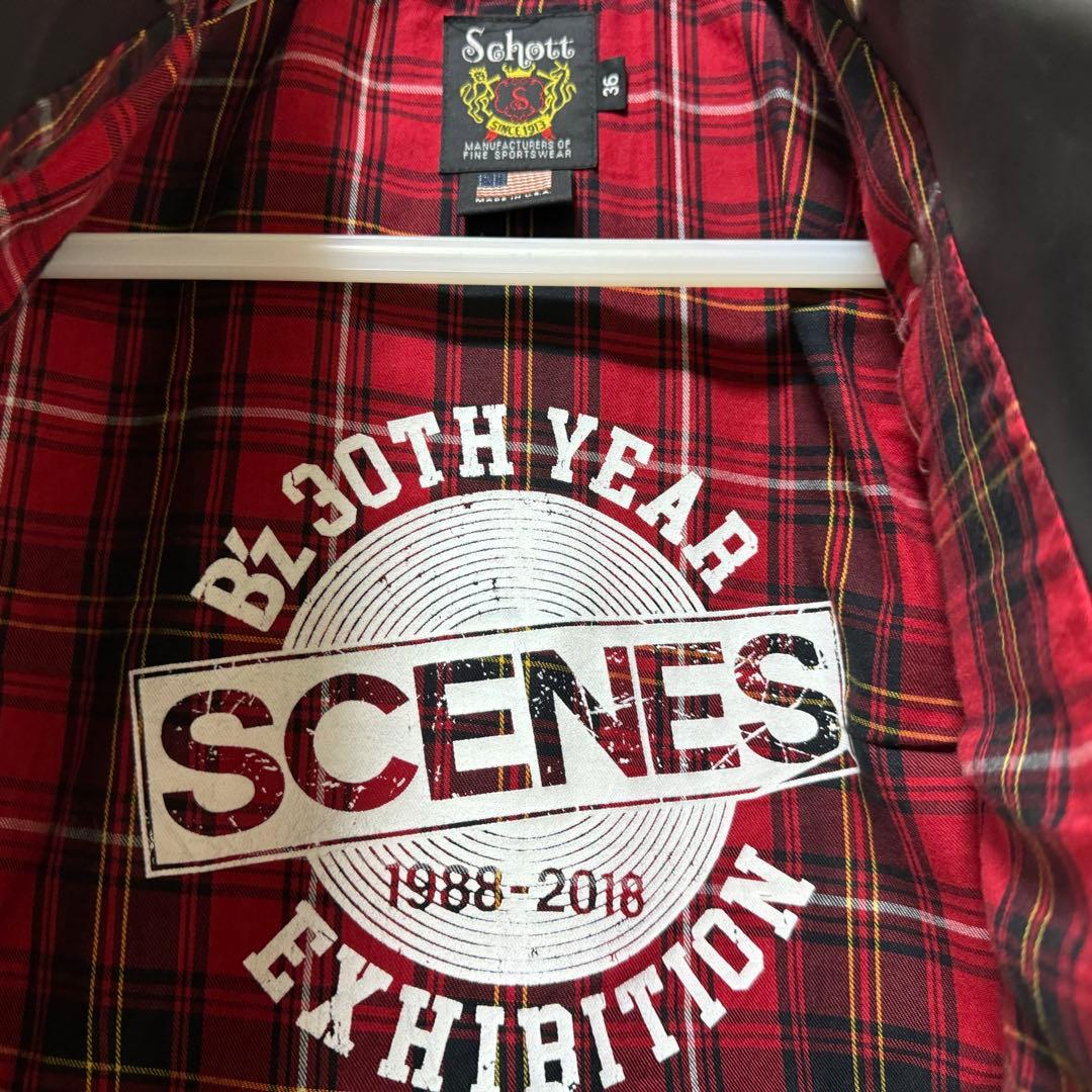 B'z 30TH SCENES Schott ライダースジャケット 稲葉モデル