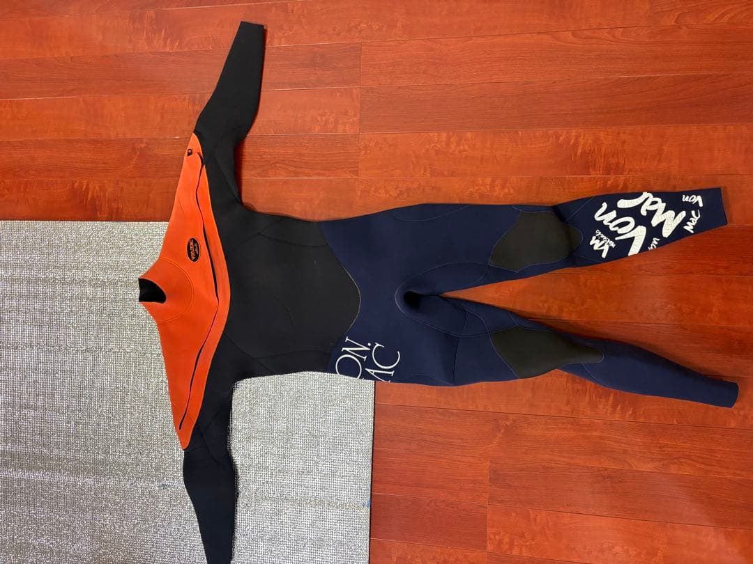 von.mac フルスーツ オレンジ/ブラック