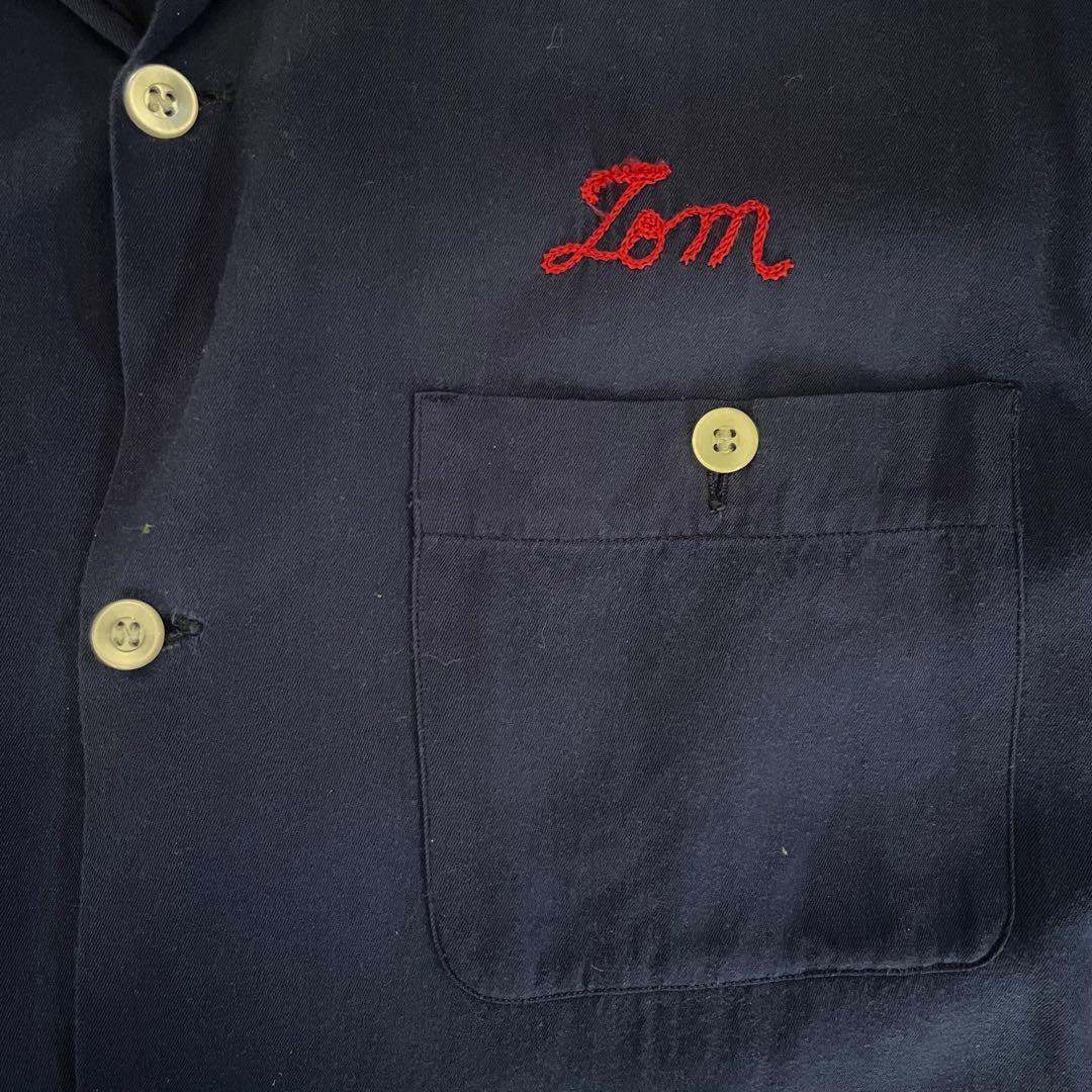 1950s-1960s Artercraft 刺繍 ボウリングシャツ