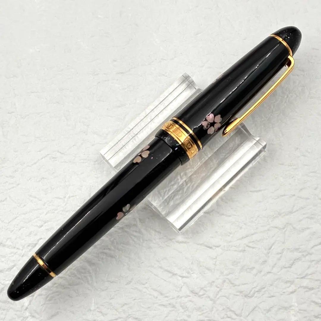 SAILOR セーラー万年筆 プロフィット21 黒 漆 螺鈿 桜 21K NMF