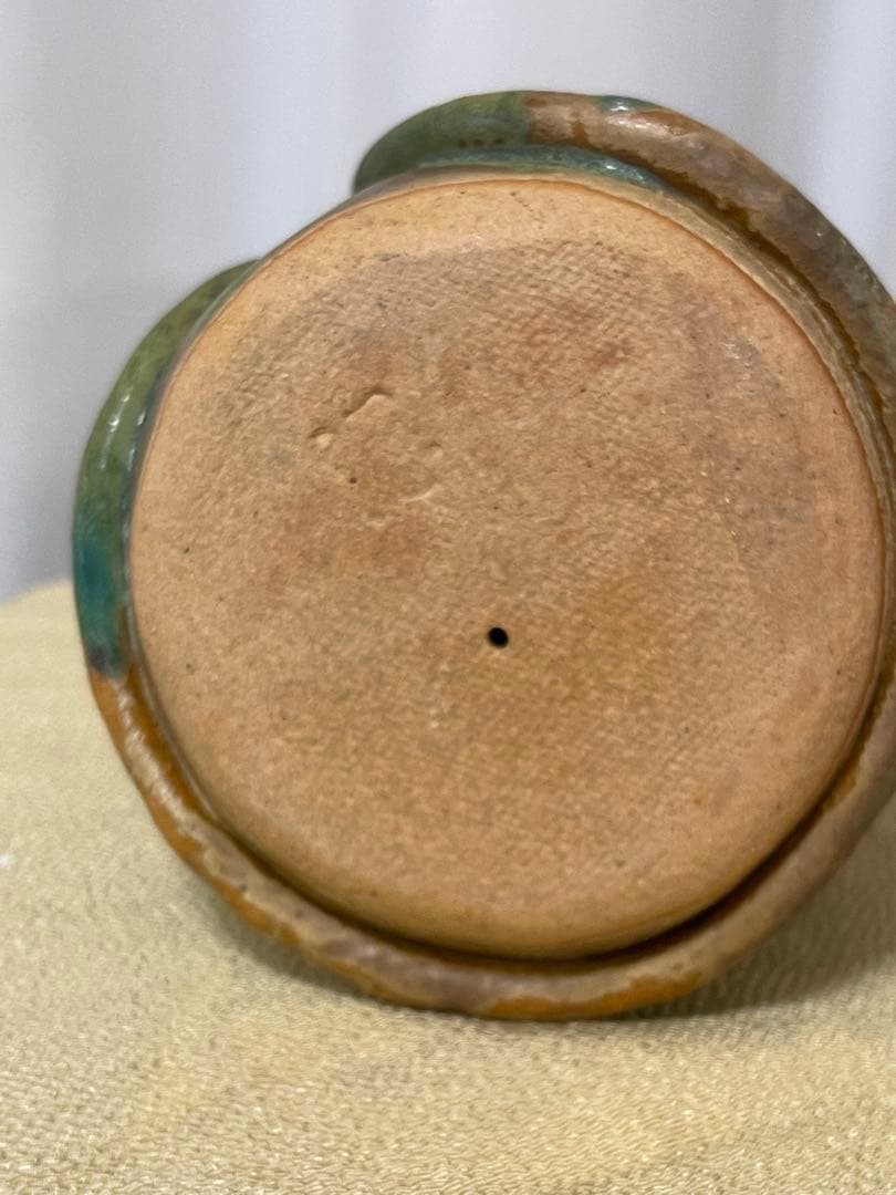 お地蔵様 山本潯陽作 陶器製 笑顔の置物 置物 潯陽窯 有田焼