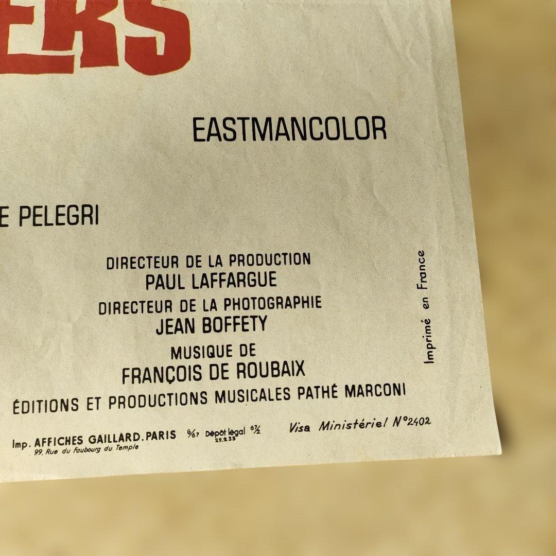 「冒険者たち」本国フランス版オリジナルポスター