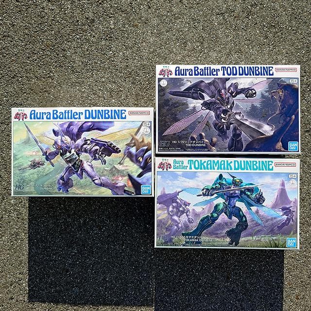 未開封品 HG 1/72 ダンバイン 3体セット（ショウ・トッド・トカマク）