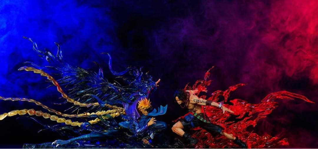 ワンピース　エース＆マルコ【ドリフト】ガレージキット フィギュア1/8