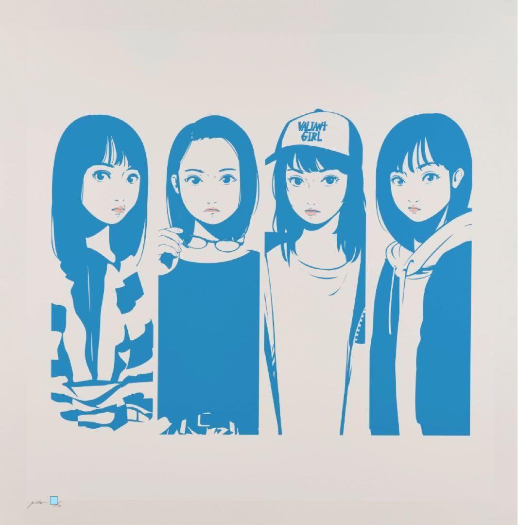 backsideworks. バックサイドワークス[不機嫌な彼女達] 額装済