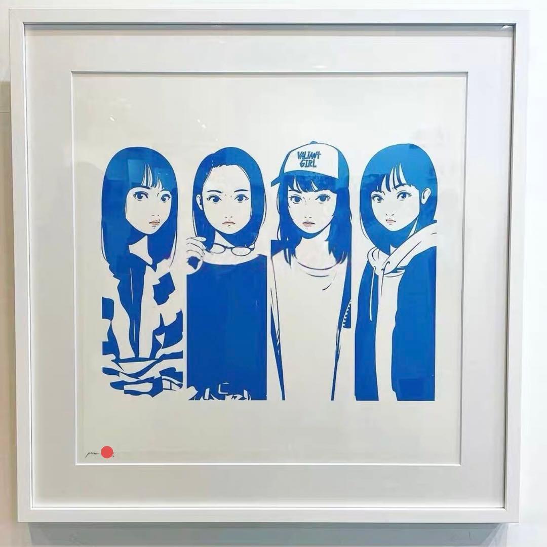 backsideworks. バックサイドワークス[不機嫌な彼女達] 額装済