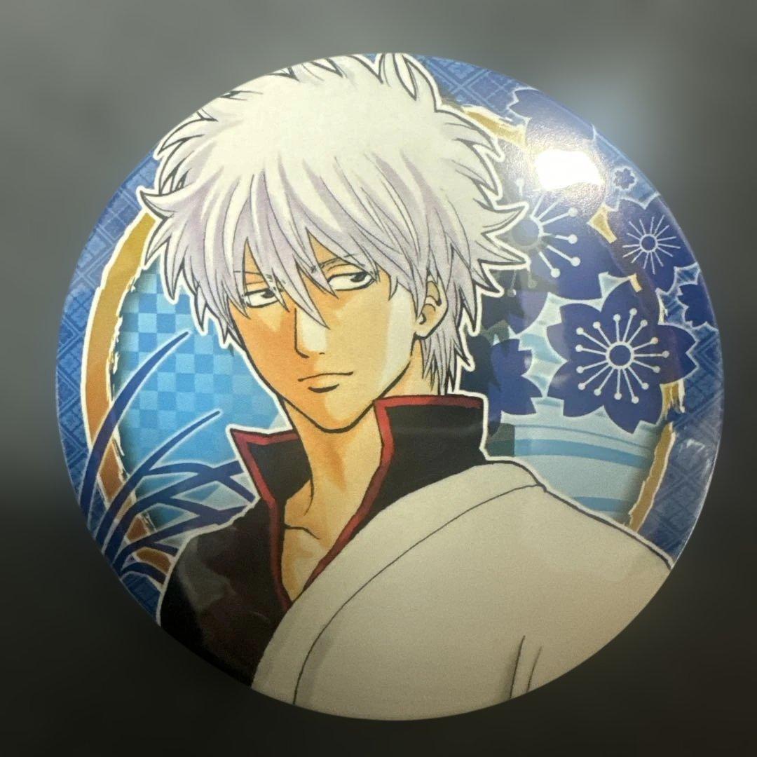 銀魂　缶バッジ　坂田銀時　創刊50周年記念 ジャンプ展