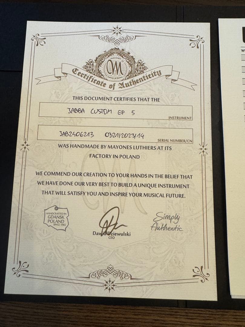 Mayones / Jabba Custom EP 5st 5弦ベース　青