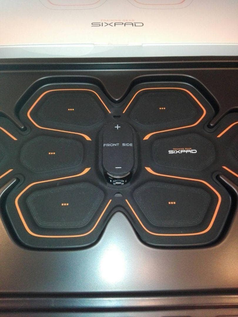 ①アブズベルトS/M/L 充電式　アプリ　シックスパッド SIXPAD