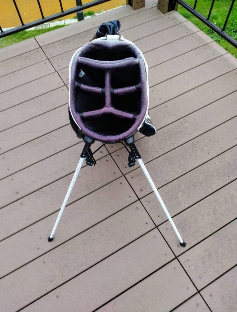 muta 328 ゴルフバッグ ネイビー スタンド付き