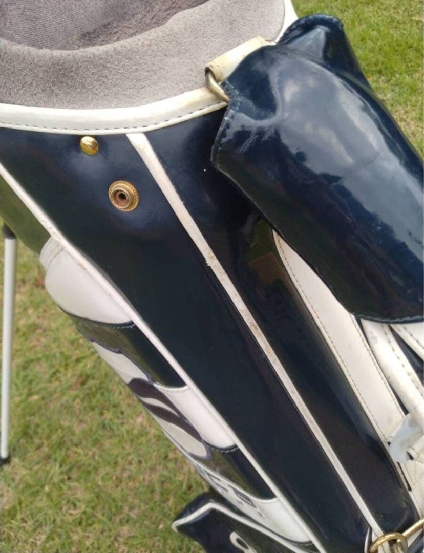 muta 328 ゴルフバッグ ネイビー スタンド付き