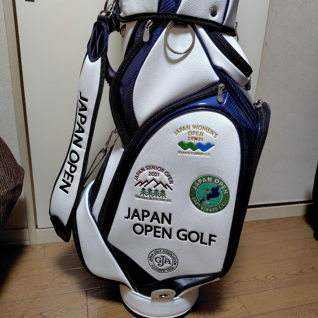 未使用　キャディバッグ　2021年JAPAN OPEN GOLF記念 レア