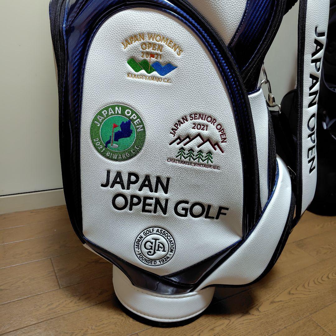 未使用　キャディバッグ　2021年JAPAN OPEN GOLF記念 レア