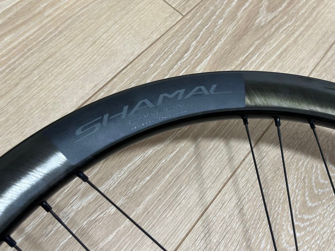 超美品カンパニョーロSHAMAL CARBON DB カーボンホイール前後セット