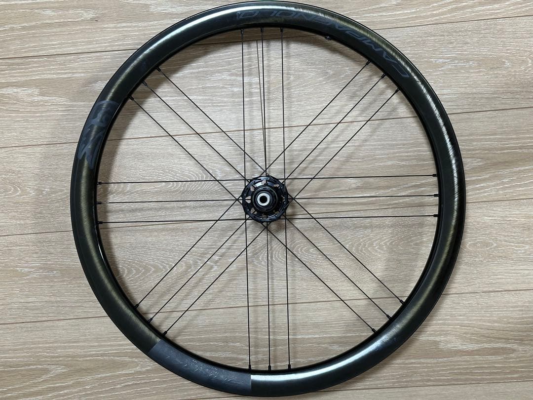 超美品カンパニョーロSHAMAL CARBON DB カーボンホイール前後セット