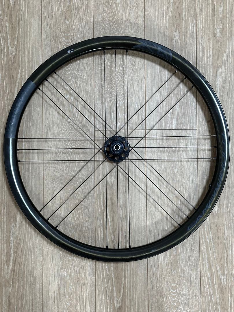 超美品カンパニョーロSHAMAL CARBON DB カーボンホイール前後セット